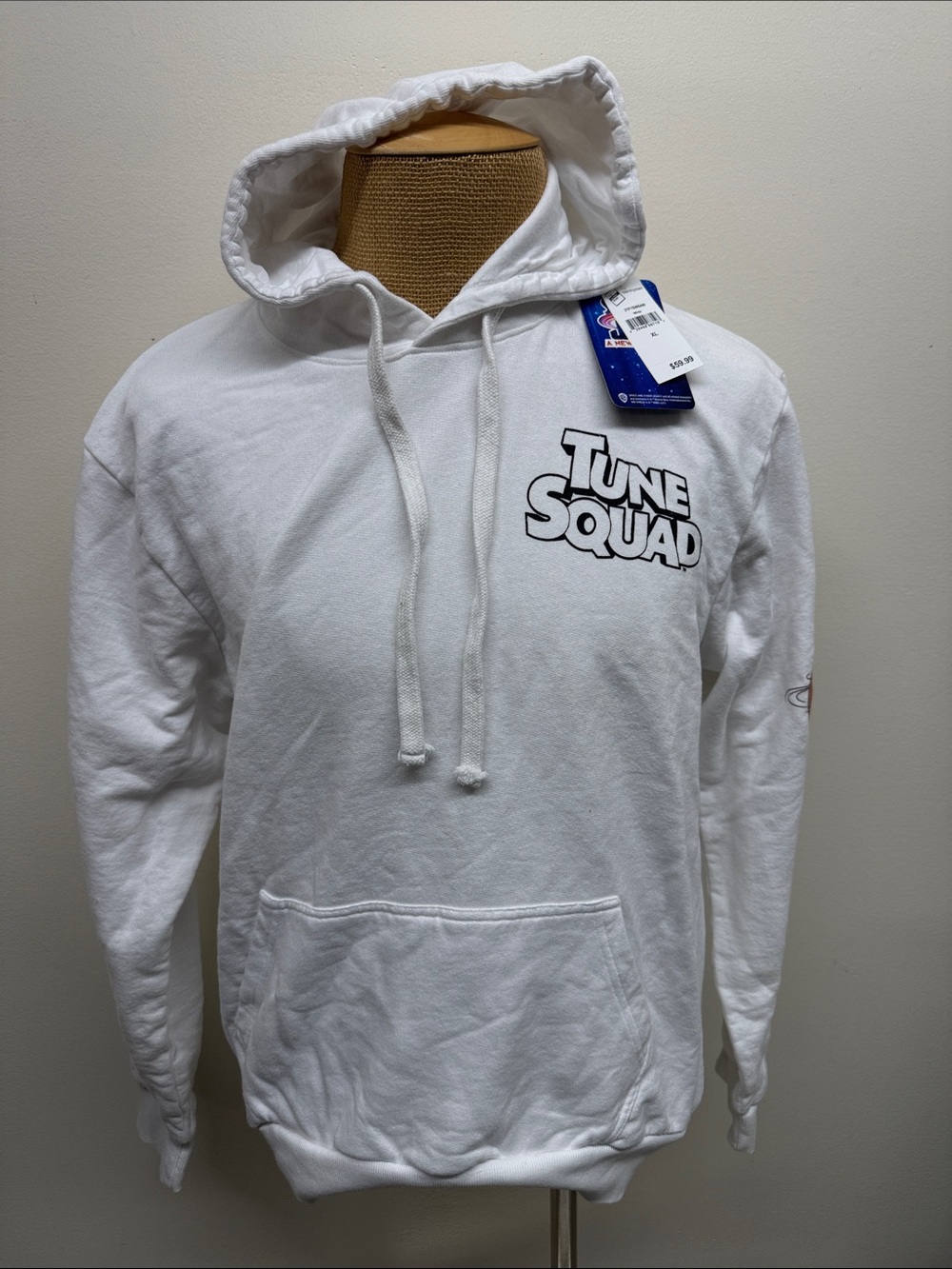 Tune Squad White Crewneck Sweatshirt Hoodie